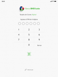 Captura 7 Tarjeta de Claves Digital BHD León android