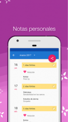 Screenshot 4 Calendario Menstrual Bloom android