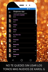 Screenshot 2 Tonos de llamada karol g android
