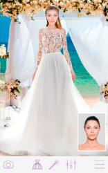 Screenshot 4 Vestido de novia editor de fotos 💖 Wedding Dress android