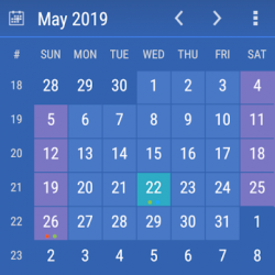 Capture 1 Calendario Widget: Mes + Agenda android