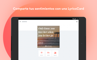 Imágen 14 Musixmatch - Music Player Letras android