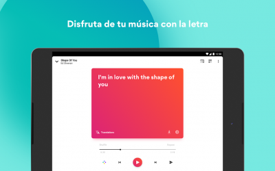 Screenshot 10 Musixmatch - Music Player Letras android