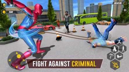 Captura 3 Spider Superhero : Super Rope Man Crime City android