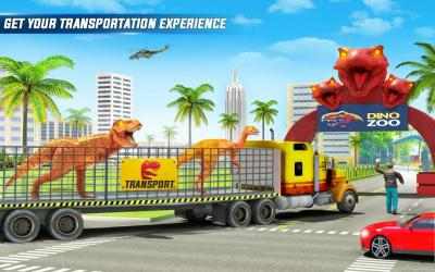 Screenshot 13 Dino Animal Transporter Truck android