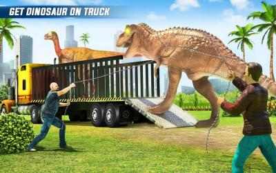 Screenshot 10 Dino Animal Transporter Truck android