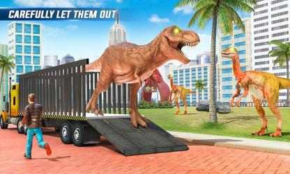 Screenshot 4 Dino Animal Transporter Truck android
