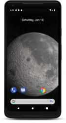 Screenshot 4 Moon 3D live wallpaper android