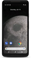 Screenshot 3 Moon 3D live wallpaper android