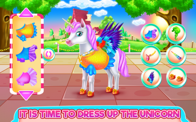 Captura de Pantalla 6 Cute Unicorn Caring and Dressup android