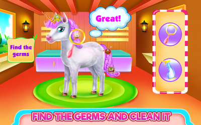 Capture 4 Cute Unicorn Caring and Dressup android