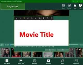 Captura 5 Movie Maker With Music : Photo to Video Maker windows