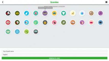 Screenshot 2 Brandee - Logo Maker, Logo Creator & Logo Generator windows