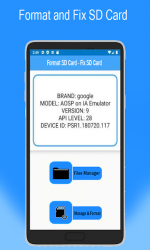 Screenshot 3 Format SD Card - Memory Formatter android