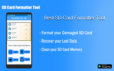 Capture 4 Format SD Card - Memory Formatter android