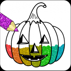 Screenshot 1 Halloween Coloring Drawing Pages Glitter android