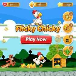 Captura 2 Flicky chicky: plataforma de Chicken Jumping android