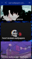 Captura 5 tristes fondos de pantalla anime android