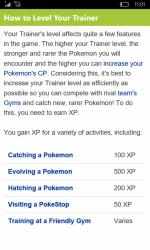Captura de Pantalla 5 Pokemon GO Wiki Guide windows