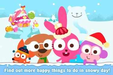 Screenshot 6 Purple Pink Snowy Day android
