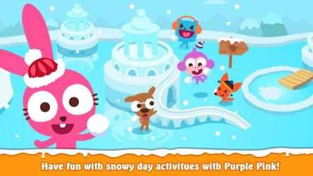 Image 10 Purple Pink Snowy Day android