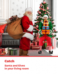 Captura 12 Catch Santa in My House android