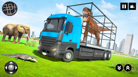 Screenshot 9 Dino Transporter Truck Games android