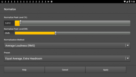 Captura 7 WavePad, editor de audio gratis android