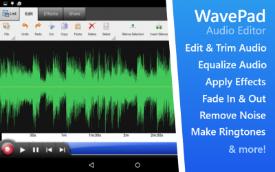 Captura de Pantalla 9 WavePad, editor de audio gratis android