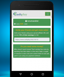 Captura de Pantalla 4 CashPlay - Watch and earn money android