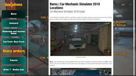 Captura de Pantalla 2 Car Mechanic Simulator 2018 Guide App windows