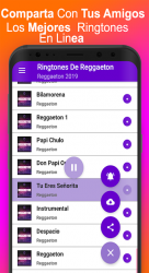 Captura de Pantalla 5 Tonos De Llamada Gratis De Reggaeton 2018-2019 android