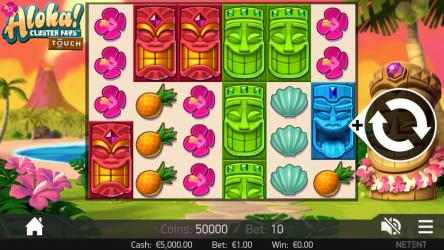 Capture 5 Aloha! Cluster Pays Slot Game windows