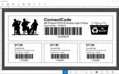 Screenshot 1 Barcode & Label windows
