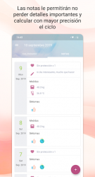Screenshot 4 Calendario menstrual femenino android