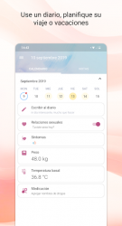 Screenshot 3 Calendario menstrual femenino android