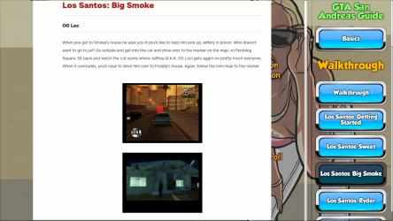 Captura de Pantalla 2 GTA San Andreas Game Guides windows