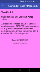 Screenshot 3 Frases y Piropos de Amor android