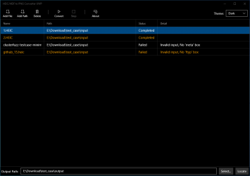 Screenshot 1 HEIC/HEIF to PNG Converter UWP windows