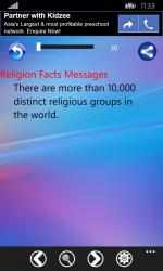 Capture 3 Religion Facts Messages windows