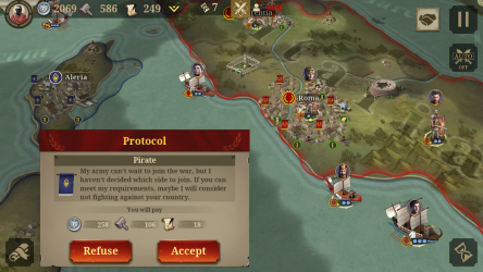 Captura 4 Great Conqueror: Rome - Civilization Strategy Game android