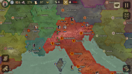 Captura de Pantalla 3 Great Conqueror: Rome - Civilization Strategy Game android