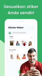 Screenshot 3 Sticker Maker - Hacer pegatina para WhatsApp android
