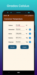 Captura 5 Conversor temperatura - celsius, Kelvin,Fahrenheit android