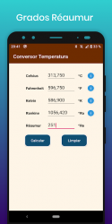 Screenshot 9 Conversor temperatura - celsius, Kelvin,Fahrenheit android