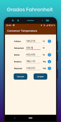 Captura de Pantalla 6 Conversor temperatura - celsius, Kelvin,Fahrenheit android