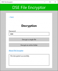 Imágen 4 DSE File Encryptor windows