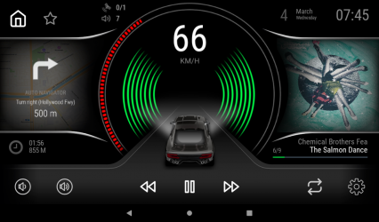 Captura de Pantalla 3 Tunnel - theme for CarWebGuru car launcher android
