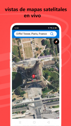 Captura 2 GPS en vivo Mapa satelital y navegación por voz android