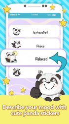 Captura de Pantalla 4 Cute Panda Diary for Teenage Girl android